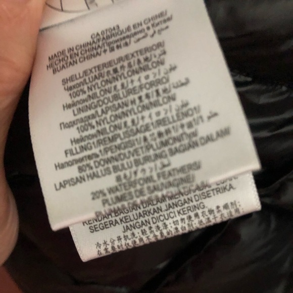 BCBGeneration  Down black lightweight Packable Hooded Zip up Jacket - Picture 5 of 13